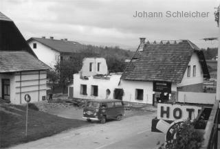 Drobollach, Abtrag Haus Pirker-Mischölitsch Hube - Drobollach am Faaker See - alte historische Fotos Ansichten Bilder Aufnahmen Ansichtskarten 