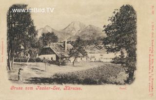 Faakersee Insel - Villach Land - alte historische Fotos Ansichten Bilder Aufnahmen Ansichtskarten 