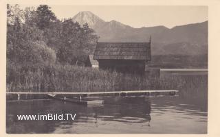 Egg am See, Boots - und Badehaus - Oesterreich - alte historische Fotos Ansichten Bilder Aufnahmen Ansichtskarten 