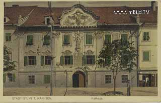 Rathaus in St. Veit - Oesterreich - alte historische Fotos Ansichten Bilder Aufnahmen Ansichtskarten 