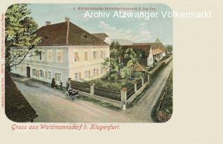 Klagenfurt Waidmannsdorf, Steinbierbrauerei  - Klagenfurt am Wörthersee - alte historische Fotos Ansichten Bilder Aufnahmen Ansichtskarten 