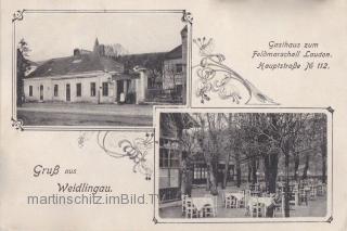 2 Bild Litho Karte Weidlingau - Wien,Penzing - alte historische Fotos Ansichten Bilder Aufnahmen Ansichtskarten 