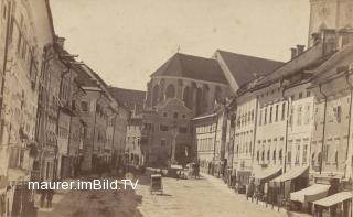 Hauptplatz Villach mit Rautterhaus - Hauptplatz - alte historische Fotos Ansichten Bilder Aufnahmen Ansichtskarten 