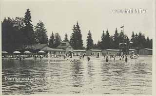 Pörtschach - Strandbad - Klagenfurt Land - alte historische Fotos Ansichten Bilder Aufnahmen Ansichtskarten 