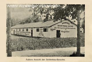 Klagenfurt, Seidenbaubaracke  - Klagenfurt(Stadt) - alte historische Fotos Ansichten Bilder Aufnahmen Ansichtskarten 