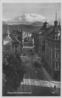 Bahnhofstrasse - Kärnten - alte historische Fotos Ansichten Bilder Aufnahmen Ansichtskarten 