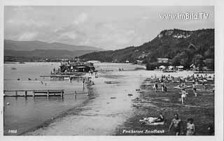 Faakersee - Sandbank - Oesterreich - alte historische Fotos Ansichten Bilder Aufnahmen Ansichtskarten 