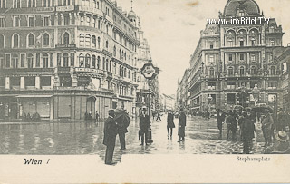 Stephansplatz - Stock im Eisen Platz - Wien - alte historische Fotos Ansichten Bilder Aufnahmen Ansichtskarten 