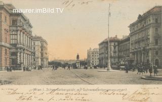 Schwarzenbergplatz - Wien - alte historische Fotos Ansichten Bilder Aufnahmen Ansichtskarten 