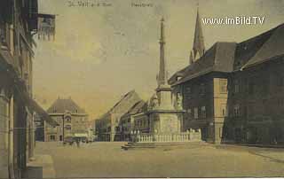 Hauptplatz - Sankt Veit an der Glan - alte historische Fotos Ansichten Bilder Aufnahmen Ansichtskarten 