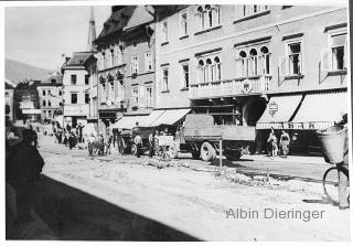 Hauptplatz Straßenerneuerung - Hauptplatz - alte historische Fotos Ansichten Bilder Aufnahmen Ansichtskarten 