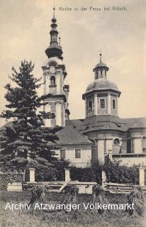 Villach Perau, Heiligenkreuz Kirche  - Villach(Stadt) - alte historische Fotos Ansichten Bilder Aufnahmen Ansichtskarten 