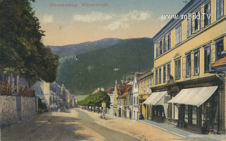 Mürzzuschlag - Wienerstrasse - Steiermark - alte historische Fotos Ansichten Bilder Aufnahmen Ansichtskarten 