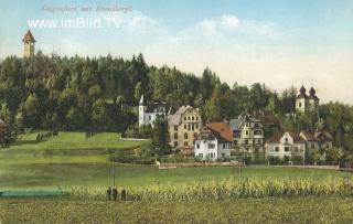 Klagenfurt mit Kreuzbergl - Kärnten - alte historische Fotos Ansichten Bilder Aufnahmen Ansichtskarten 