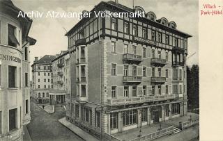 Villach Parkhotel - Kärnten - alte historische Fotos Ansichten Bilder Aufnahmen Ansichtskarten 