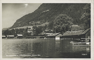 Strandbad Sattendorf - Kärnten - alte historische Fotos Ansichten Bilder Aufnahmen Ansichtskarten 