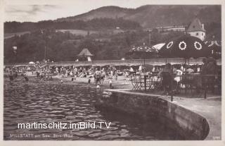 Millstatt Strandbad - Kärnten - alte historische Fotos Ansichten Bilder Aufnahmen Ansichtskarten 