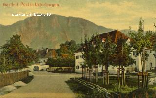 Unterbergen Gasthaus Post - Kärnten - alte historische Fotos Ansichten Bilder Aufnahmen Ansichtskarten 