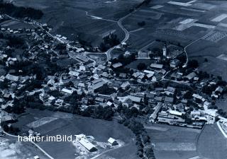 Lufbild über dem Ortskern - Kärnten - alte historische Fotos Ansichten Bilder Aufnahmen Ansichtskarten 