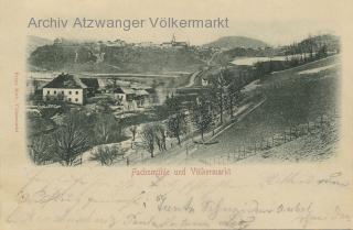 Fuchsmühle und Völkermarkt - Völkermarkt - alte historische Fotos Ansichten Bilder Aufnahmen Ansichtskarten 