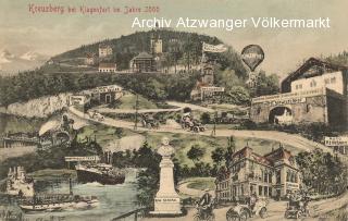 Kreuzberg im Jahre 2000  - Villacher Vorstadt  (8. Bez) - alte historische Fotos Ansichten Bilder Aufnahmen Ansichtskarten 