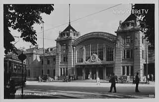 Bahnhof Klagenfurt - Klagenfurt am Wörthersee - alte historische Fotos Ansichten Bilder Aufnahmen Ansichtskarten 