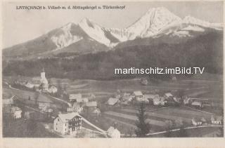 Latschach, Ortsansicht - Finkenstein am Faaker See - alte historische Fotos Ansichten Bilder Aufnahmen Ansichtskarten 