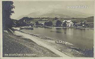 Seebrücke - Seeboden - alte historische Fotos Ansichten Bilder Aufnahmen Ansichtskarten 