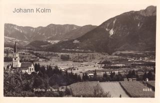 Feistritz an der Gail, Ortsansicht - Villach Land - alte historische Fotos Ansichten Bilder Aufnahmen Ansichtskarten 