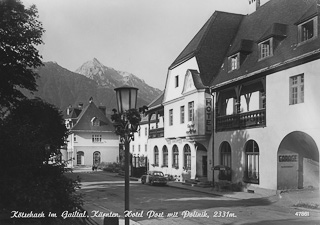 Kötschach - Hotel Post - Europa - alte historische Fotos Ansichten Bilder Aufnahmen Ansichtskarten 