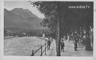 Salzkammergut, Bad Ischl, Esplanade - Oberösterreich - alte historische Fotos Ansichten Bilder Aufnahmen Ansichtskarten 