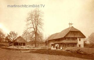 Gasthof Bernold zum Peterwirt mit Gastgarten - Kärnten - alte historische Fotos Ansichten Bilder Aufnahmen Ansichtskarten 