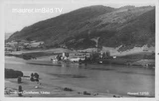 Fliegeraufnahme von Ossiach - Kärnten - alte historische Fotos Ansichten Bilder Aufnahmen Ansichtskarten 