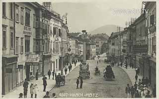 Villach Hauptplatz - Oesterreich - alte historische Fotos Ansichten Bilder Aufnahmen Ansichtskarten 