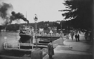 Landungsplatz Velden - Europa - alte historische Fotos Ansichten Bilder Aufnahmen Ansichtskarten 