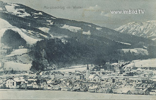 Mürzzuschlag im Winter - Europa - alte historische Fotos Ansichten Bilder Aufnahmen Ansichtskarten 