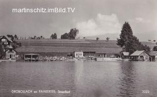 Drobollach, Strandbad Bernold und Gemeindestrand - Villach - alte historische Fotos Ansichten Bilder Aufnahmen Ansichtskarten 