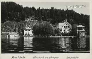 Haus Schnür - Pörtschach am Wörther See - alte historische Fotos Ansichten Bilder Aufnahmen Ansichtskarten 