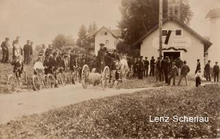 Drobollach, erstes Feuerwehrhaus vom Westen - Villach(Stadt) - alte historische Fotos Ansichten Bilder Aufnahmen Ansichtskarten 