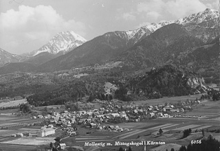 Mallestig mit Mittagskogel - Finkenstein am Faaker See - alte historische Fotos Ansichten Bilder Aufnahmen Ansichtskarten 