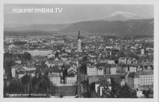 Klagenfurt vom Kreuzbergl - Kärnten - alte historische Fotos Ansichten Bilder Aufnahmen Ansichtskarten 