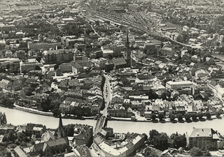 Villach mit alter Stadbrücke - Kärnten - alte historische Fotos Ansichten Bilder Aufnahmen Ansichtskarten 