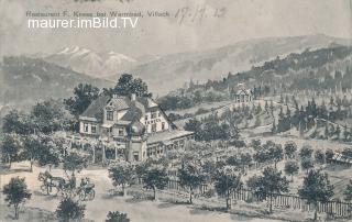 Restaurant Kness - Villach-Warmbad-Judendorf - alte historische Fotos Ansichten Bilder Aufnahmen Ansichtskarten 