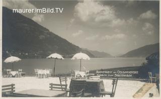 Seeterasse - Hotel Annenheim - St. Andrä - alte historische Fotos Ansichten Bilder Aufnahmen Ansichtskarten 