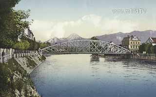 Villach - Stadtbrücke - Oesterreich - alte historische Fotos Ansichten Bilder Aufnahmen Ansichtskarten 