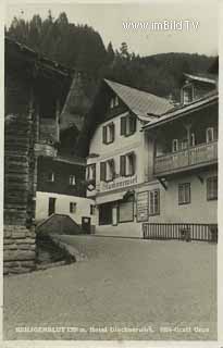 Glocknerwirt in Heiligenblut - Oesterreich - alte historische Fotos Ansichten Bilder Aufnahmen Ansichtskarten 
