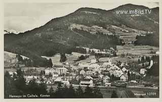 Hermagor im Gailtal mit Bahnhof - Oesterreich - alte historische Fotos Ansichten Bilder Aufnahmen Ansichtskarten 