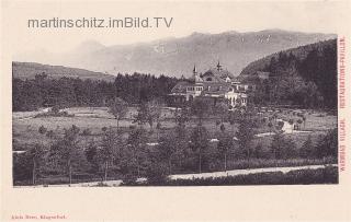 Warmbad Villach, Restaurations Pavillon - Kärnten - alte historische Fotos Ansichten Bilder Aufnahmen Ansichtskarten 