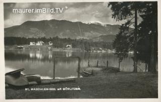 St. Magdalen-See mit Görlitzen - Kärnten - alte historische Fotos Ansichten Bilder Aufnahmen Ansichtskarten 