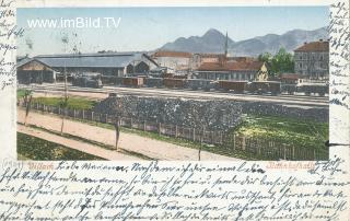 Bahnhofshalle - Oesterreich - alte historische Fotos Ansichten Bilder Aufnahmen Ansichtskarten 